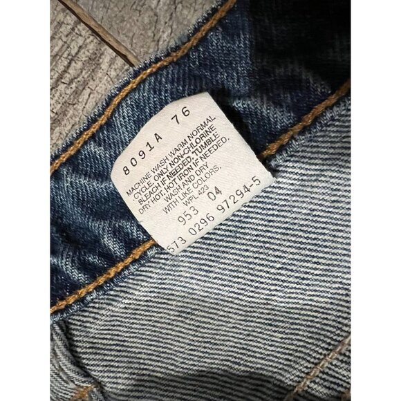Levi Strauss 512 Slim Fit Womens size 11 Tapered Leg USA Vintage Split Hem Levis - Picture 7 of 12